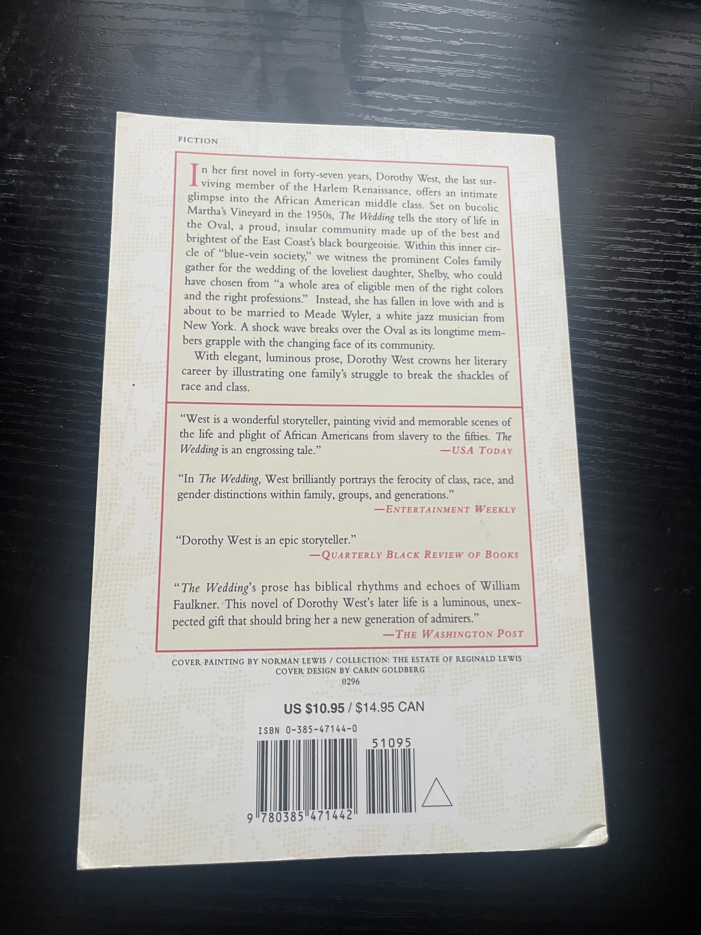 THE WEDDING: A Novel by Dorothy West
