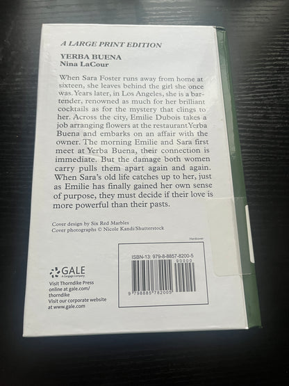 YERBA BUENA: A Novel (Large Print Edition) by Nina LaCour