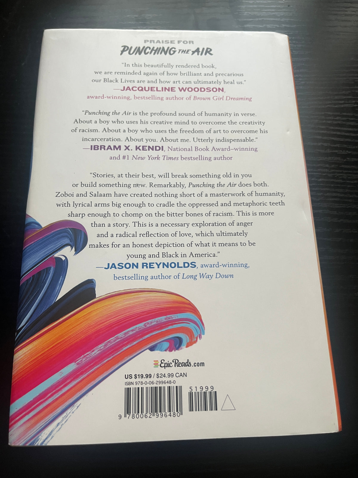 PUNCHING THE AIR by Ibi Zoboi & Yusef Salaam