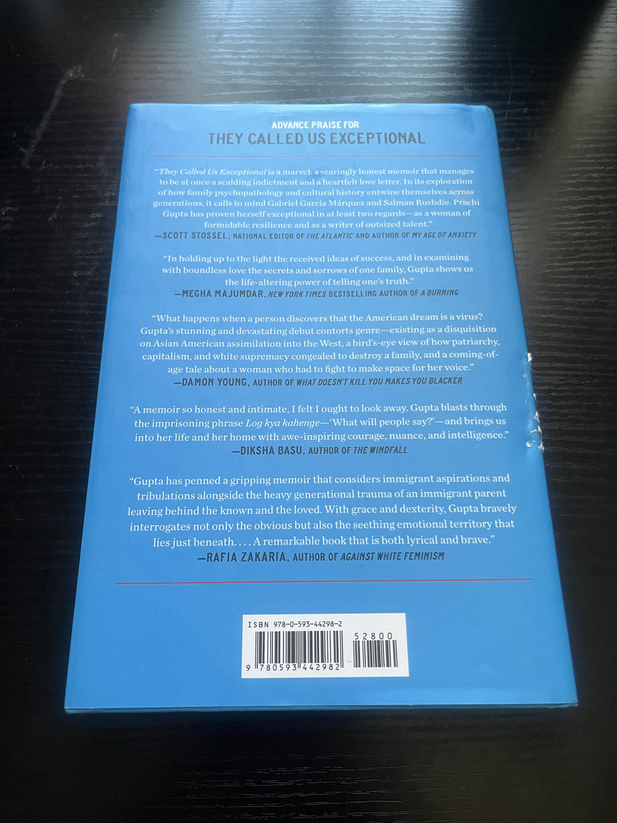 THEY CALLED US EXCEPTIONAL: And Other Lies That Raised Us by Prachi Gupta