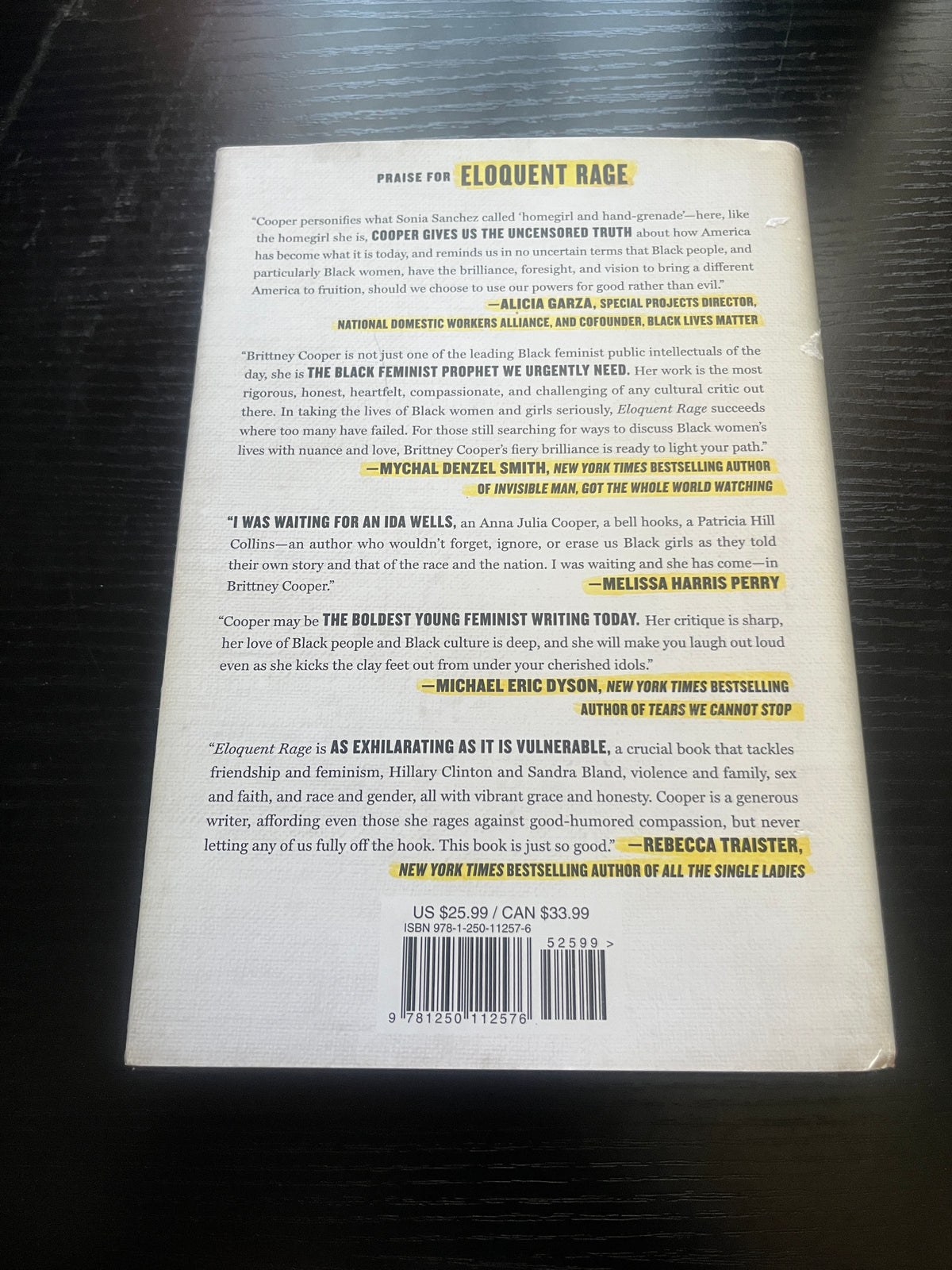 ELOQUENT RAGE: A Black Feminist Discovers Her Superpower by Brittney Cooper
