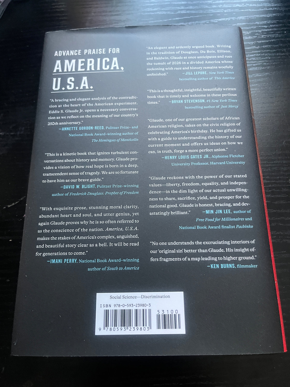 AMERICA, U.S.A: How Race Shadows The Nation's Anniversaries by Eddie S. Glaude Jr.