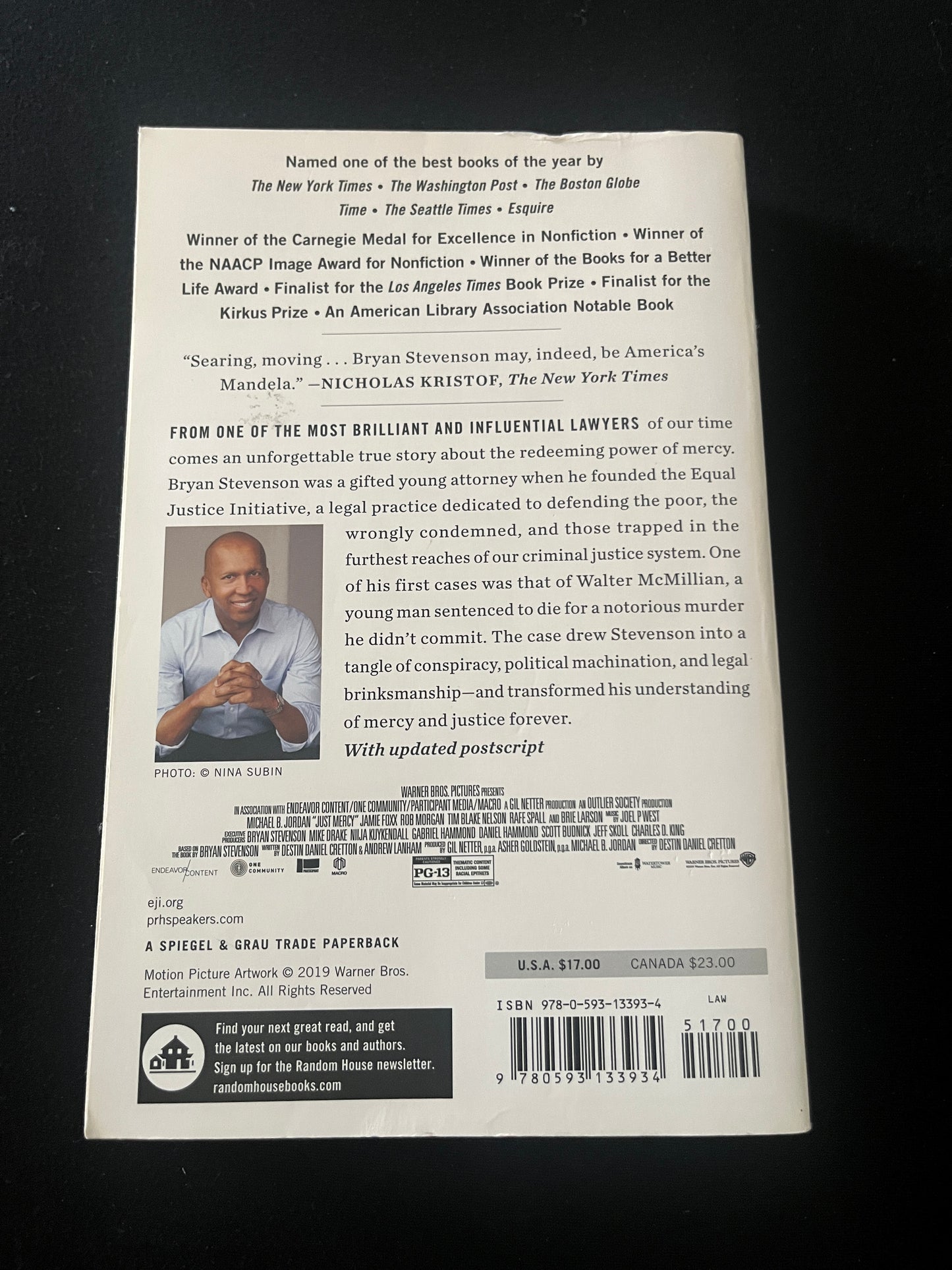 JUST MERCY by Bryan Stevenson